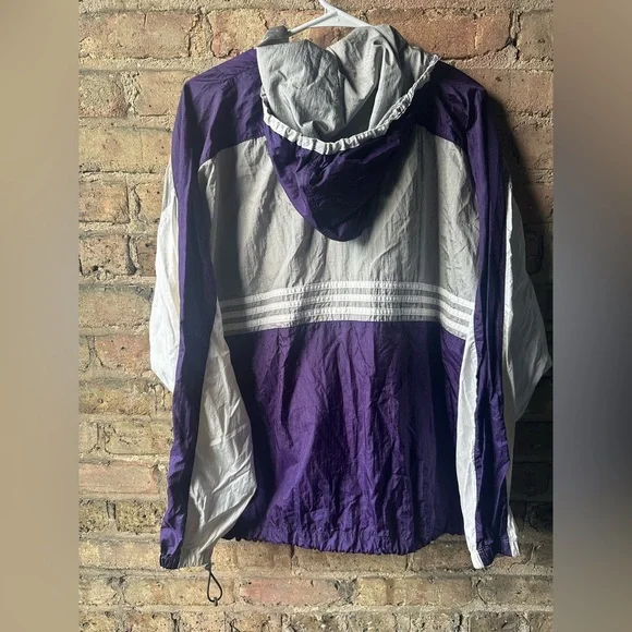 Adidas Purple and White Jacket - Picture 2 of 5